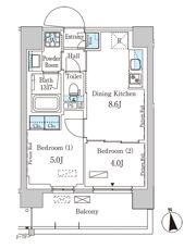 パークアクシス柏の間取り画像