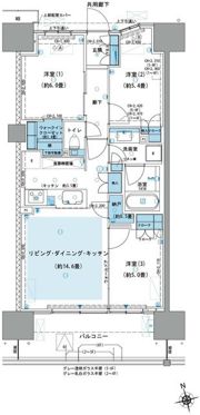 パークホームズ杉並上荻の間取り画像
