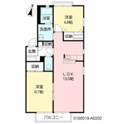 シャーメゾンSAZANの間取り画像