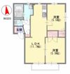 エスピーハウス三重 B棟の間取り画像