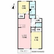 ハイム ブルーメの間取り画像