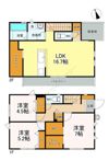 西国立戸建ての間取り画像
