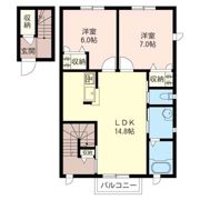 ダンデライオン Hの間取り画像