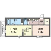 ルナージュ参番館の間取り画像