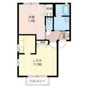 シェリールAの間取り画像