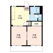 鷺沼ハイツの間取り画像