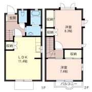 コスモフラッツ Aの間取り画像