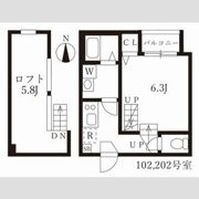 ハーモニーテラス愛知町Ⅲの間取り画像