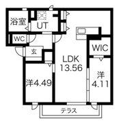 トルーポ エマイの間取り画像