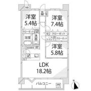 キャッスルコート田寺東の間取り画像