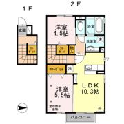 ハイランドテラス西和田の間取り画像