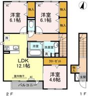 祐真 Bの間取り画像