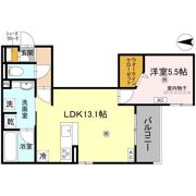 TORISIA平野西Ⅰの間取り画像