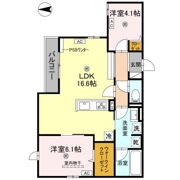 TORISIA平野西Ⅰの間取り画像