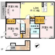 ルーチェガーデンの間取り画像