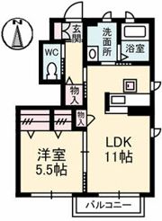 シャーメゾン ウイングスターの間取り画像