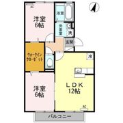 リビングタウン常盤公園 B棟の間取り画像