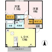 シャトーショコラ B棟の間取り画像