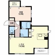 カーサフェリーチェ Aの間取り画像