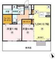 プレステージⅣの間取り画像