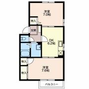 カーサパストラルの間取り画像