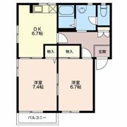 ぴゅあ ぐり－んべーる Cの間取り画像