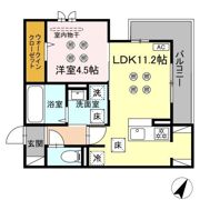 (仮称)D-ROOM新屋敷の間取り画像
