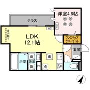 (仮称)D-ROOM新屋敷の間取り画像
