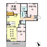 リバーサイドベースの間取り画像