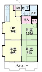 スカイロイヤル12の間取り画像