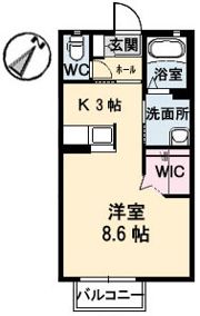 シャーメゾンロイヤルオークスの間取り画像