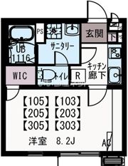 IXO川崎小田栄の間取り画像