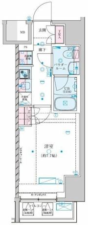 GENOVIA川崎Ⅶの間取り画像
