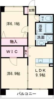 フォンターレの間取り画像