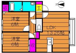 サンビレッジチェリオ Aの間取り画像