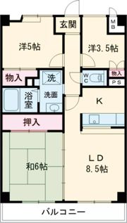 近鉄エルコート新大宮の間取り画像