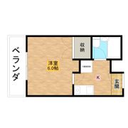 万葉ハイツ水無瀬の間取り画像