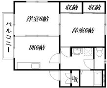 リポーズMの間取り画像