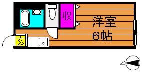 爪崎サンプラザの間取り画像