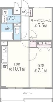 エスポアール西大路の間取り画像