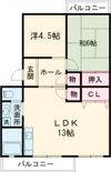 サニーホームズ横山の間取り画像