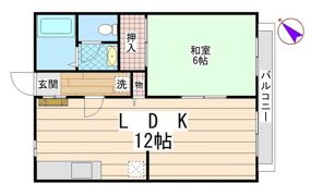 PEARサンビレッジ北中沢Bの間取り画像