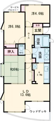 れじでんすK&Tの間取り画像