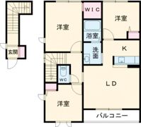 シャーメゾン坂元Bの間取り画像