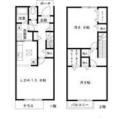 サニーガーデン Bの間取り画像