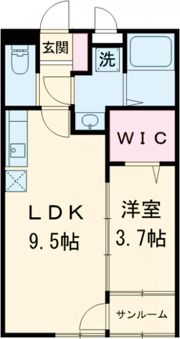 サニープレイス蓮潟の間取り画像