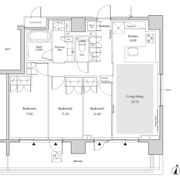 ザ・パークハビオ代々木の間取り画像