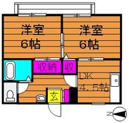 グリーンガーデン酒津の間取り画像