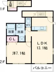 エクソニア篠原本町の間取り画像