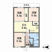 ロイヤルコートワダの間取り画像